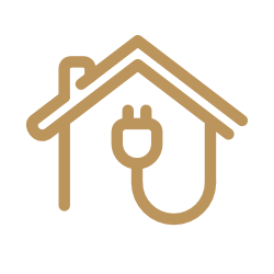 Icono de servicio de energía eléctrica