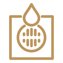 Icono de servicio de agua potable y drenaje