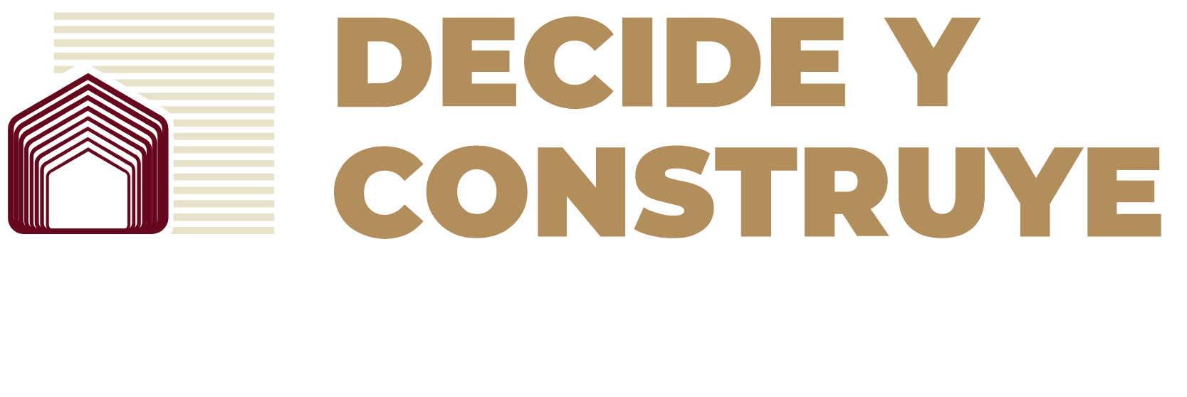 logotipo decide y construye